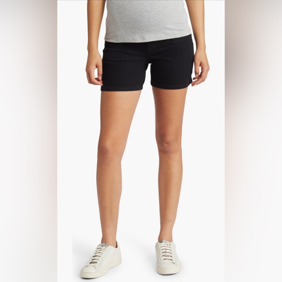 1822 designer maternity denim shorts - Picture 8 of 9